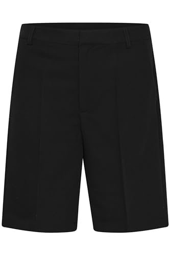 KAFFE Damen Straight Legs Midrise Waist Zipper Fastening Regular Fit Shorts, Black Deep, 36 von KAFFE