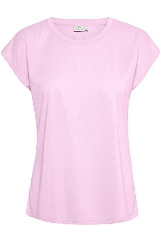 KAFFE Damen Wing Sleeve Loose Fit Kalise Marie T-Shirt, Pink Frosting, Large von KAFFE