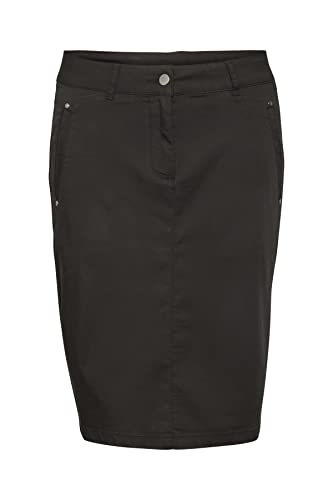 Kaffe Damen Women Slim fit Kalea Rivet Skirt Rock, Black Deep, 38 von KAFFE