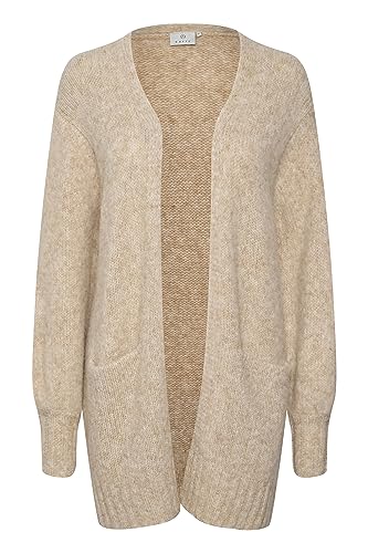 KAFFE Strickjacke KAalioma Sand Dollar Melange M von KAFFE