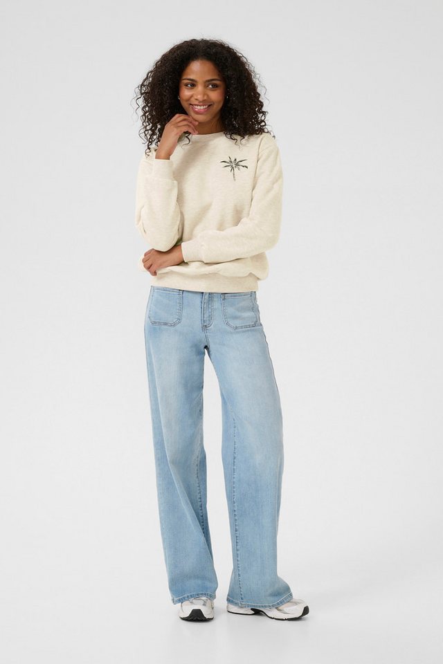 KAFFE Fleecepullover Sweatshirt KAparadise von KAFFE