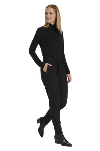 KAFFE Pants Suiting Jillian Damen Hose Jillian Elegant Casual Business Büro Freizeithose Elastische Taille Modisch Anzughose Black deep 36 von KAFFE