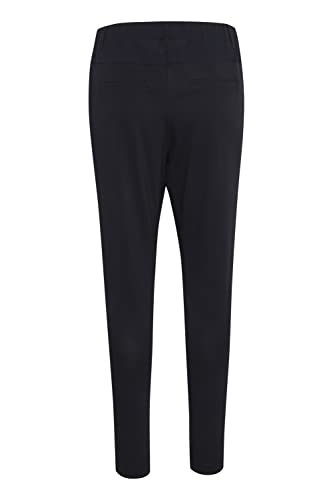 KAFFE Jillian Pants Damen Hose Jillian Elegant Casual Business Büro Freizeithose Elastische Taille Modisch Anzughose Midnight Marine 40 von KAFFE