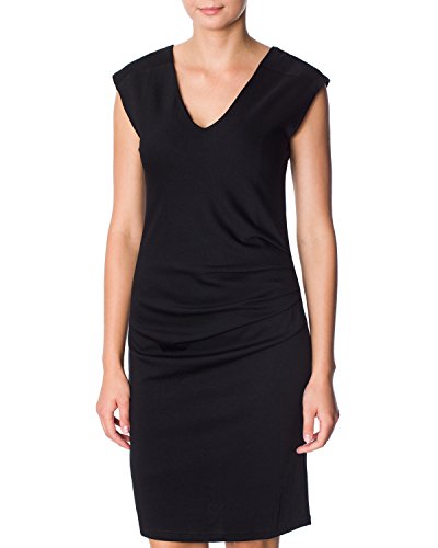 KAFFE Damen Kleid Ärmellos Cocktailkleid Elegant V-Ausschnitt Damen Kleid Ärmellos Cocktailkleid Elegant V-Ausschnitt Black deep XS von KAFFE