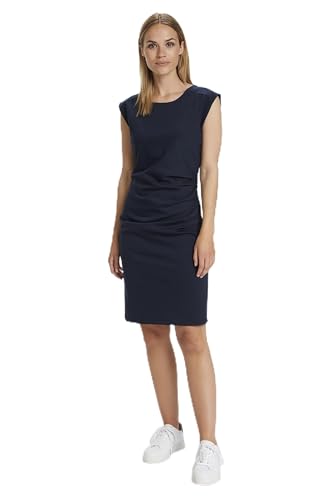 KAFFE Kleid India Damen Kleid Kurzarm Rundhals Cocktailkleid L, Midnight Marine L von KAFFE