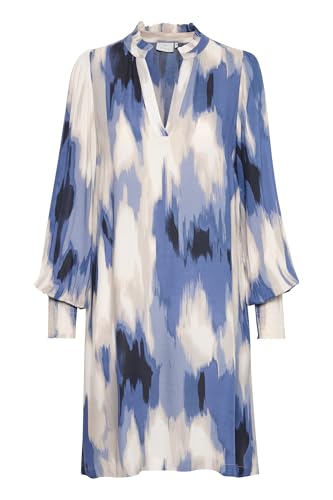 KAFFE Kleid KAbeathe Blue Abstract Print 38 von KAFFE