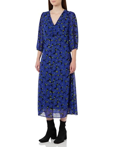 KAFFE Kleid KAchris 38, Clamtis Blue Flower Print 38 von KAFFE