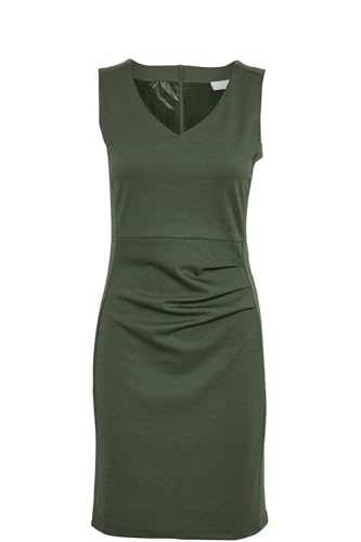 KAFFE Kleid Sara Damen Kleid Sara Cocktailkleild Ärmellos Elegant Knielang Sommerkleid Old Green L von KAFFE