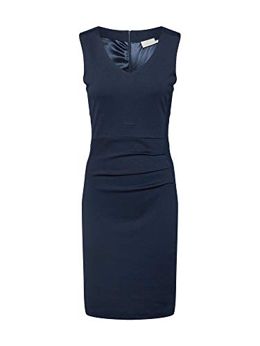 KAFFE Kleid Sara Damen Kleid Sara Cocktailkleild Ärmellos Elegant Knielang Sommerkleid Midnight Marine M von KAFFE