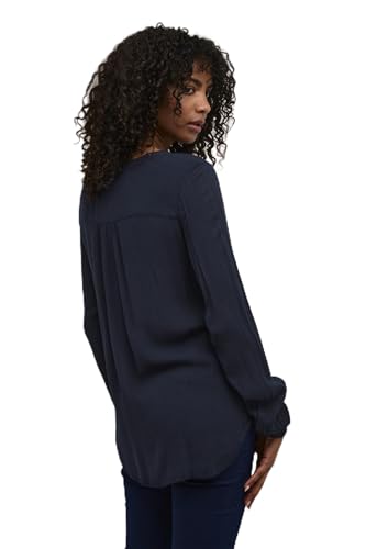 KAFFE Langarm-Bluse Amber Damen Bluse Amber Langarm V Ausschnitt Casual Shirt 42, Aventurine von KAFFE