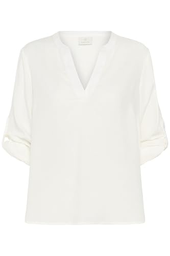 KAFFE Langarm-Bluse KAmalle 44, Chalk 44 von KAFFE