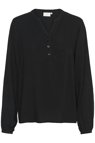 KAFFE Langarm-Bluse KAmathilde 38, Black Deep 38 von KAFFE