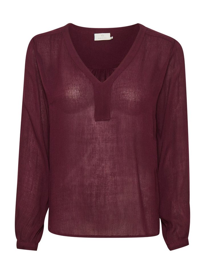 KAFFE Langarmbluse Amber (1-tlg) Drapiert/gerafft von KAFFE