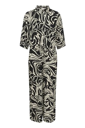 KAFFE Overall KAcarmen Black/White Graphic Paint 38 von KAFFE