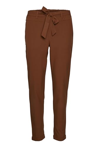 KAFFE Pants Suiting Jillian Damen Hose Jillian Elegant Casual Business Büro Freizeithose Elastische Taille Modisch Anzughose Cherry Mahogany 34 von KAFFE