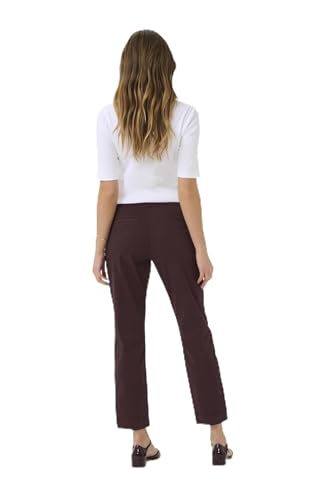 KAFFE Pants Suiting KAmette Damen Hose Elegant Elastische Taille Casual Anzughose 44, Fudge 44 von KAFFE