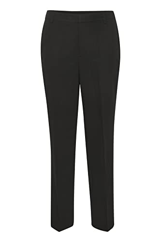 KAFFE Pants Suiting KAsakura Damen Hose Business Elegant High Waist Anzughose Büro Freizeithose mit Taschen Black Deep 36 von KAFFE