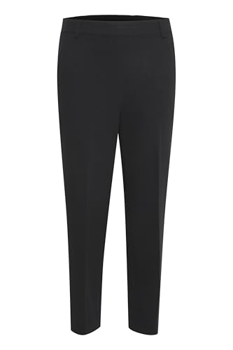 KAFFE Women's Trousers Cropped Length Elastic Waist Regular Fit Pockets von KAFFE