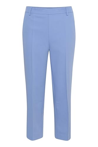 KAFFE Pants Suiting KAsakura Damen Hose 3/4 Capri Casual Arbeitshose Gerades Bein Freizeithose High Waist Caprihose Ebb and Flow 40 von KAFFE
