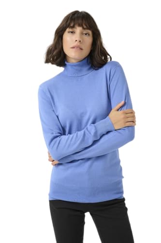 KAFFE Rollkragen Astrid Damen Pullover Langarm Casual Rollkragen Pullover Shirt Astrid Rollkragenpullover Ebb and Flow S von KAFFE