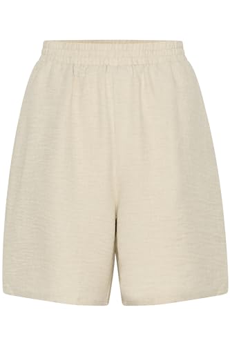 KAFFE Shorts KAelise Damen Shorts Kurze Hose Sommerhose Lounge mit Taschen Freizeithose 44, Turtledove CC von KAFFE