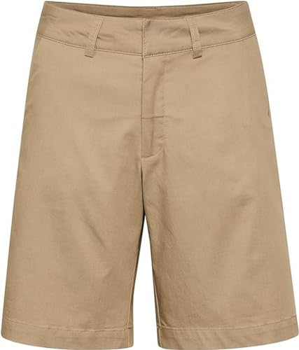 KAFFE Shorts Kalea Damen Bermuda Shorts Kurze Hose Mit Taschen Classic Sand 38 von KAFFE