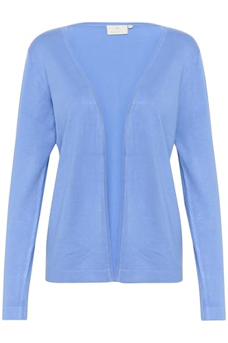 KAFFE Strickjacke KAfenia Damen Strickjacke Langarm Offen V-Ausschnitt Lang Cardigan XL, Ebb and Flow XL von KAFFE