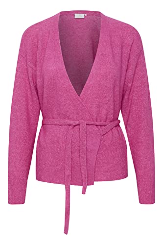 KAFFE Strickjacke KAwendy XS, Raspberry Rose Melange XS von KAFFE