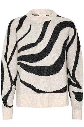 KAFFE Strickpullover KAbirthe L, Light Sand Melange L von KAFFE