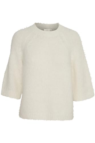 KAFFE Strickpullover KAemilie Damen Strickpullover Kurzarm Rundhals Pullover Pulli Herbst Lose Sweatshirt Warm Langarmshirt Strick Oberteile Chalk M KAFFE Strickpullover KAemilie Damen Strickpullover Kurzarm Rundhals Pullover Pulli Herbst Lose Sweatshirt Warm Langarmshirt Strick Oberteile Chalk M von KAFFE