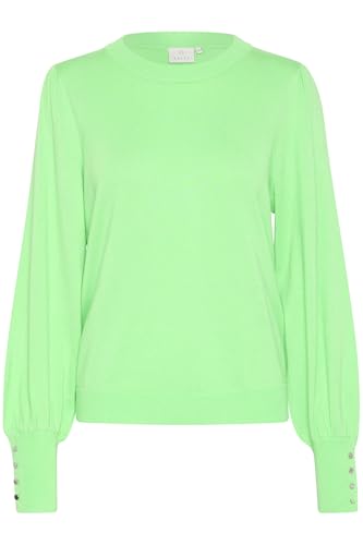 KAFFE Strickpullover KAlizza Damen Strickpullover Langarm Rundhals Mode Pulli Spring Bouquet XL von KAFFE