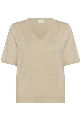 KAFFE Strickpullover KAlizza S, Feather Gray Melange S von KAFFE