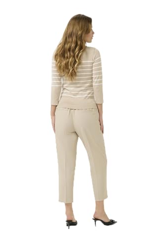 KAFFE Strickpullover KAlizza S, Feather Grey Mel./Chalk Stripe S von KAFFE