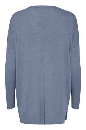 KAFFE Strickpullover KAmachelle Damen Strickpullover Langarm V-Ausschnittt Pullover Knit Oberteil L, Infinity L von KAFFE