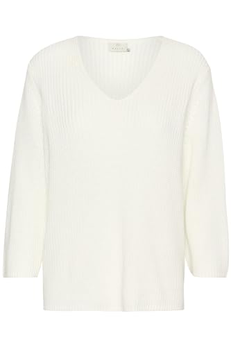 KAFFE Strickpullover KAmerian S, Chalk S von KAFFE