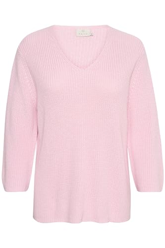 KAFFE Strickpullover KAmerian M, Pink Mist M von KAFFE