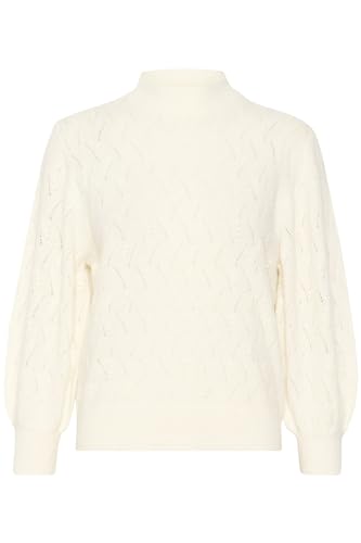 KAFFE Strickpullover Karita M, Chalk M von KAFFE