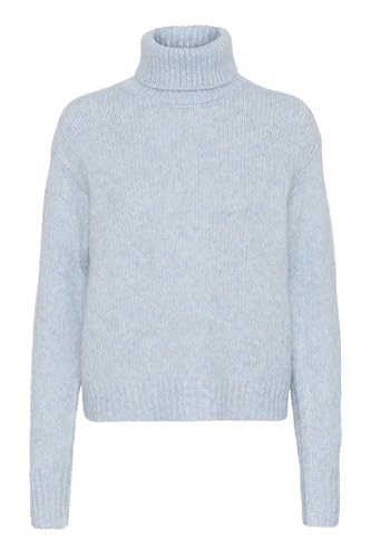 KAFFE Women's Pulover Rollneck Regular Fit Long Sleeves Hip Length Rib Edges von KAFFE