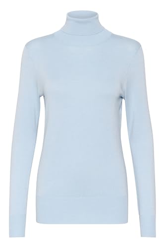 KAFFE Women's Rollneck T-Shirt Long Sleeves Slim Fit Hip Length Rib Edges von KAFFE