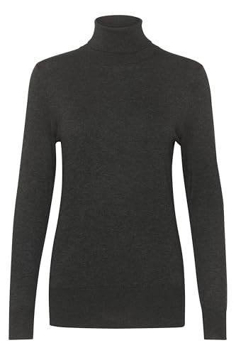 KAFFE Women's Rollneck T-Shirt Long Sleeves Slim Fit Hip Length Rib Edges von KAFFE