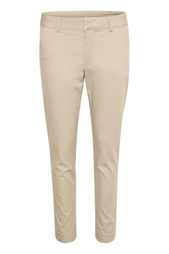 KAFFE Women's Trousers Cropped Length Slim Fit Mid Rise Regular Waist von KAFFE