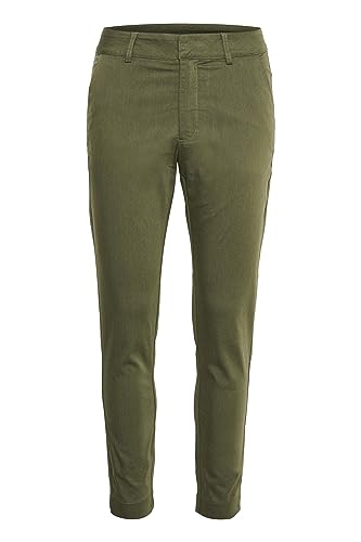 KAFFE Women's Trousers Cropped Length Slim Fit Mid Rise Regular Waist von KAFFE