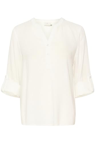 KAFFE Langarm-Bluse Kamilia 36, Chalk von KAFFE