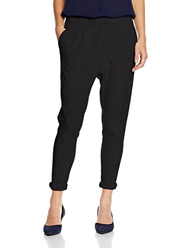 KAFFE Jillian Pants Damen Hose Jillian Elegant Casual Business Büro Freizeithose Elastische Taille Modisch Anzughose Dark Grey Melange 40 von KAFFE