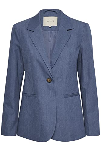 Kaffe Damen Kasakura Blazer, Vintage Indigo, 42 von KAFFE