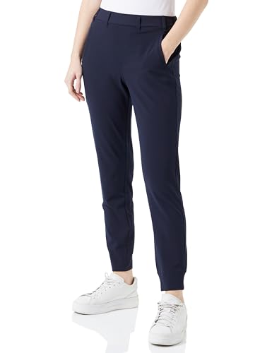 Kaffe Damen Women's Pants Cropped Length Elastic Waist Elastic Cuffs Regular Fit Hose, Midnight Marine, Kaffe Damen Women's Pants Cropped Length Elastic Waist Elastic Cuffs Regular Fit Hose, Midnight Marine, von KAFFE