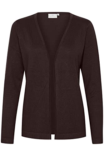 KAFFE Strickjacke KAfenia Damen Strickjacke Langarm Offen V-Ausschnitt Lang Cardigan Java S KAFFE Strickjacke KAfenia Damen Strickjacke Langarm Offen V-Ausschnitt Lang Cardigan Java S von KAFFE