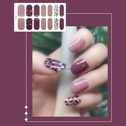 1 Blatt Full Wraps Nagelabziehbilder Nagellackstreifen Aufkleber Nagelkleber Nagelkunstaufkleber Für Frauen Mädchen von KAHDGSS