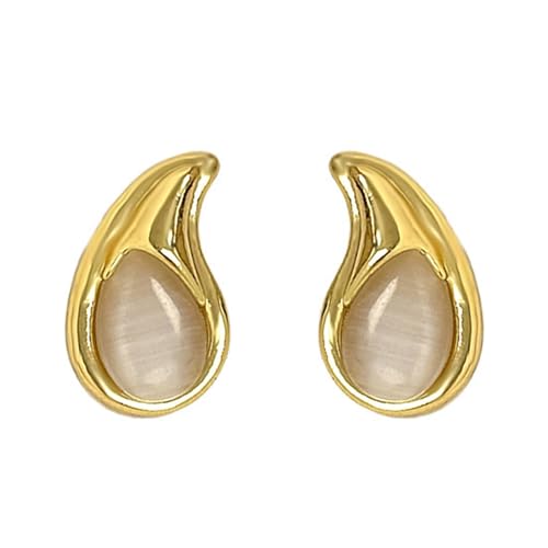 1 Paar Goldene Ohrringe Einzigartige Ohrstollen Geometrische Ohrschmuckleger Legierungstextur Für Modische Enthusiasten Vorhanden Trendy Ohrringe Geeignet von KAHDGSS