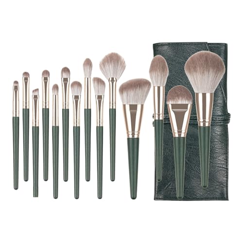 10/14 PCs Reisepinsel Set Make Up Pinsel Set Mit Aufbewahrungsbeutel Kosmetikpinsel Set Make Up Lieferungen Für Lidschatten Wimpern von KAHDGSS